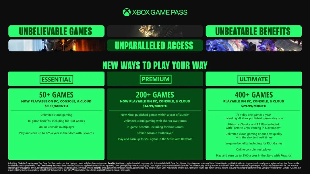 Xbox Gamepass nu mai merita